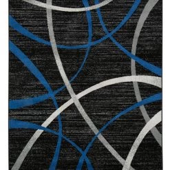 Ashley Accents Jenue Black/Gray/Blue Large Rug