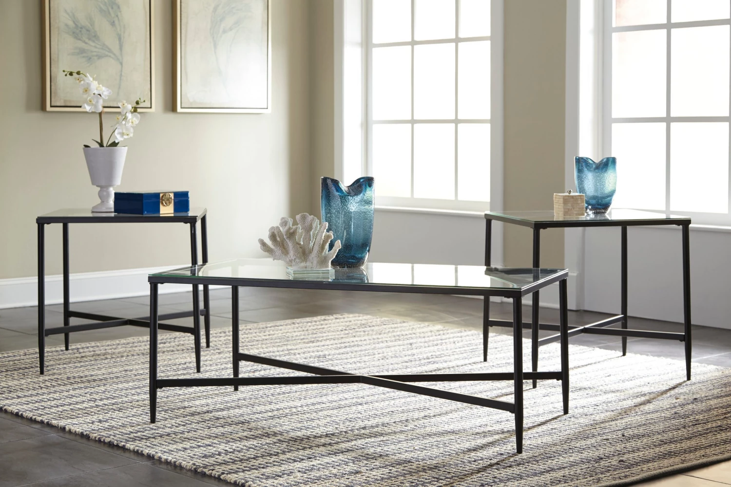Ashley Augeron Occasional Table Set Living Room 1 Ashley Augeron Occasional Table Set Living Room