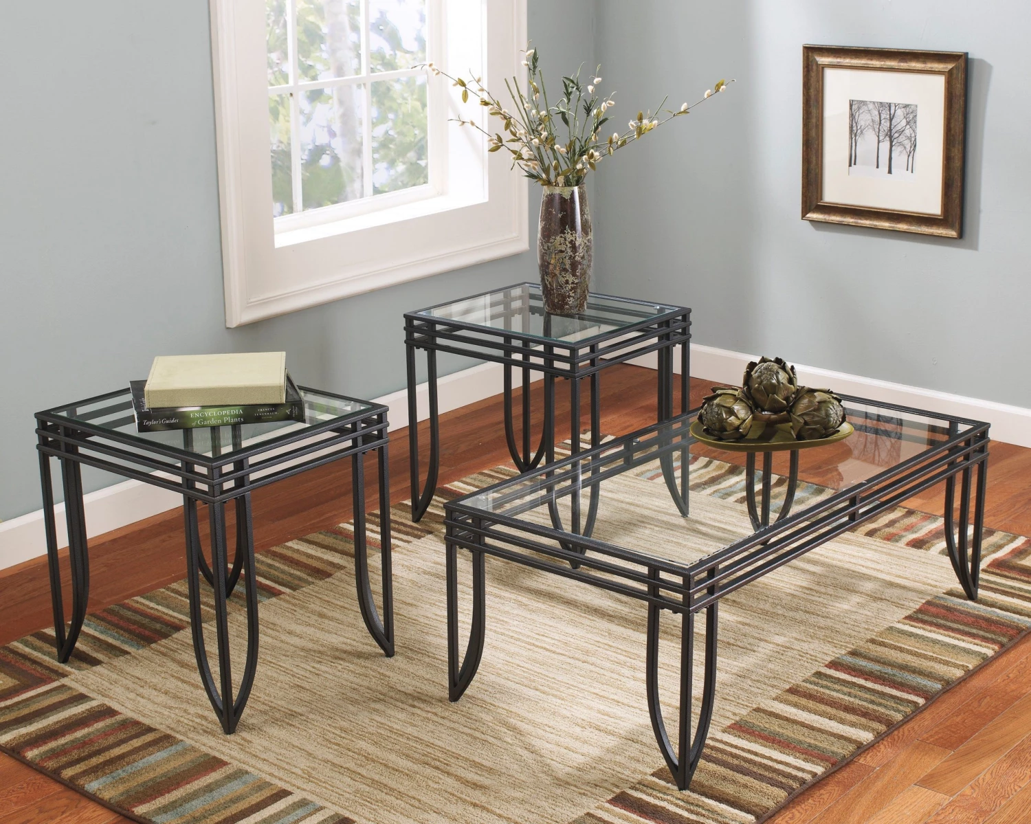 Ashley Living Room Exeter Occasional Table Set 1 Ashley Living Room Exeter Occasional Table Set