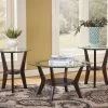 Ashley Fantell Dark Brown Occasional Table Set (set Of 3)