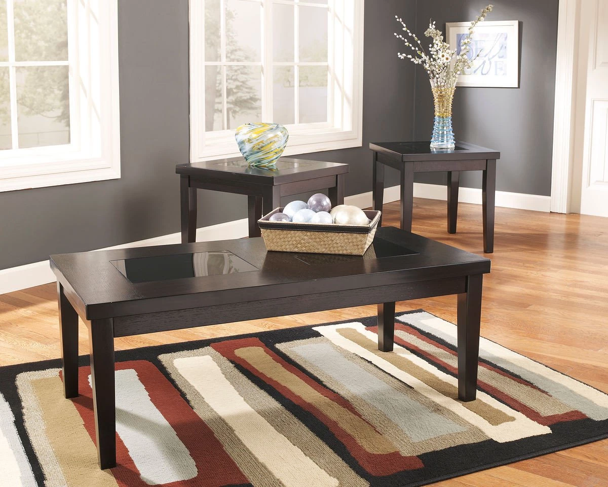 Ashley Denja Dark Brown Occasional Table Set (set Of 3) Living Room 1 Ashley Denja Dark Brown Occasional Table Set (set Of 3) Living Room