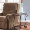 Ashley Rafferty Dark Brown Chair Side End Table