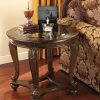 Ashley Living Room Norcastle Dark Brown Round End Table