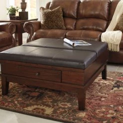 Ashley Gately Medium Brown Ottoman Cocktail Table