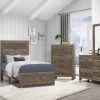 Home Elegance Corbin Brown Full Box Bed