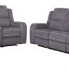 Global Living Room U8087 Gray Power Reclining Loveseat