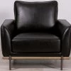Global Living Room Blanche Black Chair