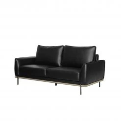 Global U858 Black Sofa Living Room
