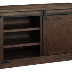 Ashley TV Stands Budmore Rustic Brown Medium Tv Stand