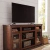 Ashley TV Fireplaces Harpan Reddish Brown XL TV Stand With Fireplace Option