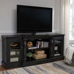Ashley TV Stands Mallacar Black Tv Stand