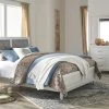 Ashley Olivet Queen Bed W/ Dresser Mirror & Nightstand