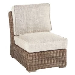 Ashley Outdoor Beachcroft Armless Chair With Cushion