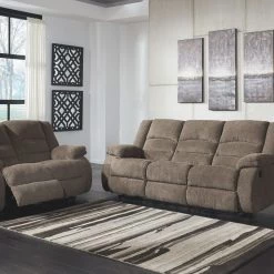 Ashley Living Room Nason Anchor Rec. Sofa & Rec Loveseat