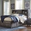 Ashley Bedroom Caitbrook Gray Full Bed With Dresser Mirror & Night Stand