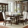 Home Elegance Dining Room Yates Dark Oak Table And 4 Side Chairs