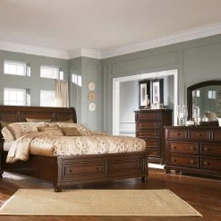 Ashley Porter King Bed W/ Dresser & Mirror