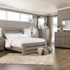 Ashley Zelen King Bed With Dresser Mirror & 2 Nightstand King Beds