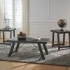 Ashley Noorbrook - Black/Pewter - Occasional Table Set (3/CN) Living Room