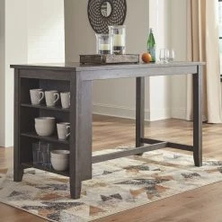 Ashley Caitbrook - Gray - RECT Dining Room Counter Table