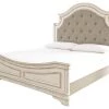 Ashley Realyn King Upholstered Panel Bed - Two - Tone