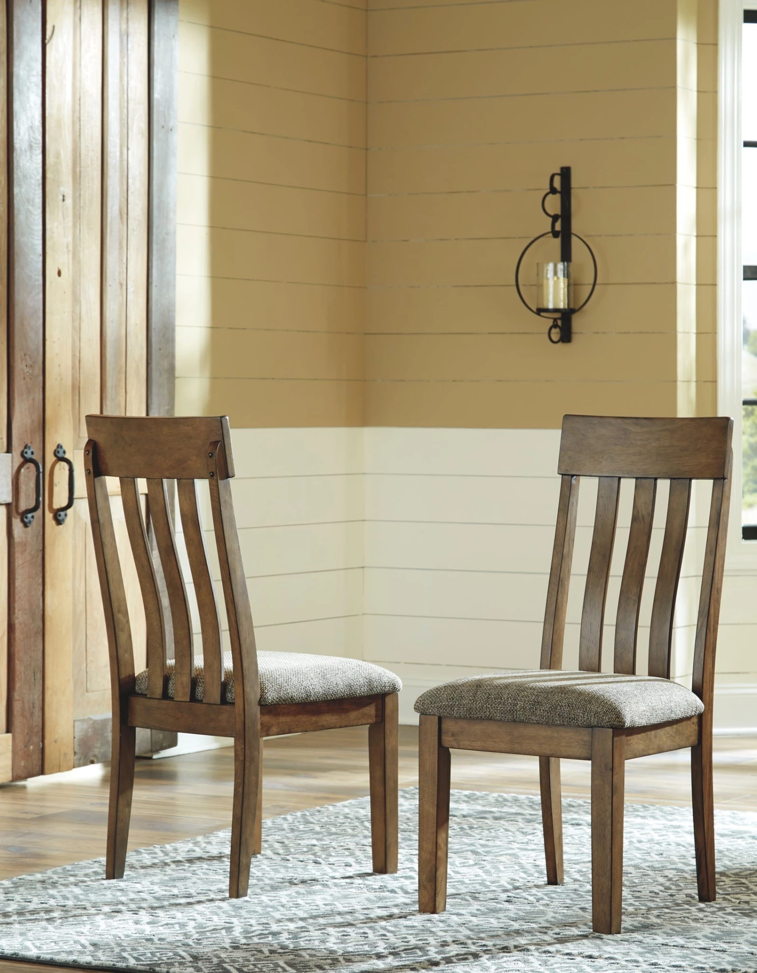 Ashley Flaybern - Light Brown - Dining Upholstered Side Chair Dining Room 1 Ashley Flaybern - Light Brown - Dining Upholstered Side Chair Dining Room