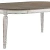 Ashley Realyn - Chipped White - Oval Dining Room EXT Table