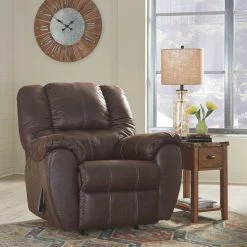 Ashley McGann Walnut Rocker Recliner