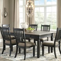 Ashley Tyler Creek - Black/Gray - Rectangular Dining Room Table