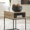 Ashley Living Room Gerdanet - Natural - Rectangular End Table