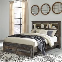 Ashley Drystan Queen Bookcase And Storage Bed - Multi Beds