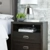 Ashley Bedroom Hyndell - Dark Brown - Two Drawer Night Stand