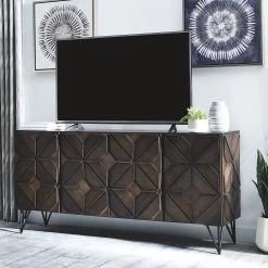 Ashley Chasinfield - Dark Brown - Extra Large TV Stand