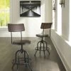 Ashley Odium - Brown - Swivel Barstool