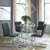 Ashley Dining Room Madanere Table & 4 Black Side Chairs