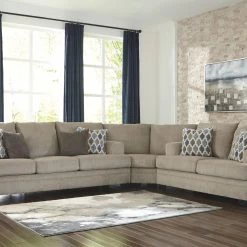Ashley Dorsten Sisal 3Pc. Sectional Living Room