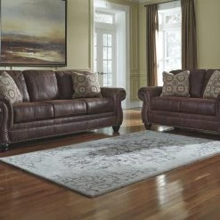 Ashley Breville Espresso Sofa & Loveseat