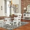 Ashley Dining Room Valebeck Beige/White Dining Upholstered Side Chair