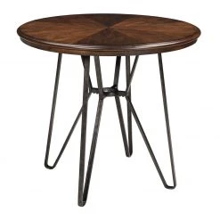 Ashley Dining Room Centiar Two-tone Brown Round DRM Counter Table