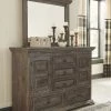 Ashley Dressers Wyndahl Dresser And Mirror - Brown