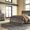 Ashley Bedroom Wynnlow Gray King Bed W/ Dresser Mirror & Nightstand