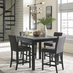 Ashley Garvine Table & 4 BarStools Dining Room