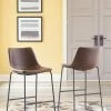 Ashley Centiar Brown Tall Upholstered Barstool