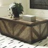 Ashley Cordayne - Rustic Brown - Rect Storage Cocktail Table Living Room