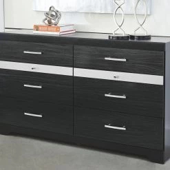 Ashley Starberry Black Dresser