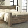 Ashley Beds Trinell King Poster Bed - Brown