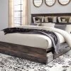 Ashley Drystan King Bookcase And Storage Bed - Multi