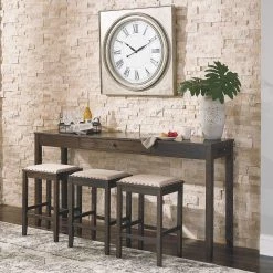 Ashley Dining Room Rokane - Brown - RECT DRM Counter TBL Set