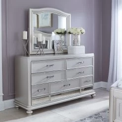 Ashley Coralayne Dresser And Mirror