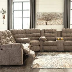 Ashley Workhourse 3-Piece Sectional - Cocoa Sectionals